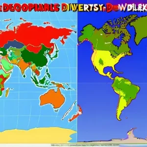 Географическое разнообразие стран, впечатляющее путешественников