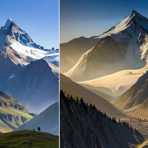 Горные регионы стран, дарящие энергию высоты