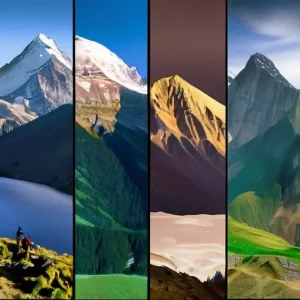 Горные регионы стран, дарящие энергию высоты